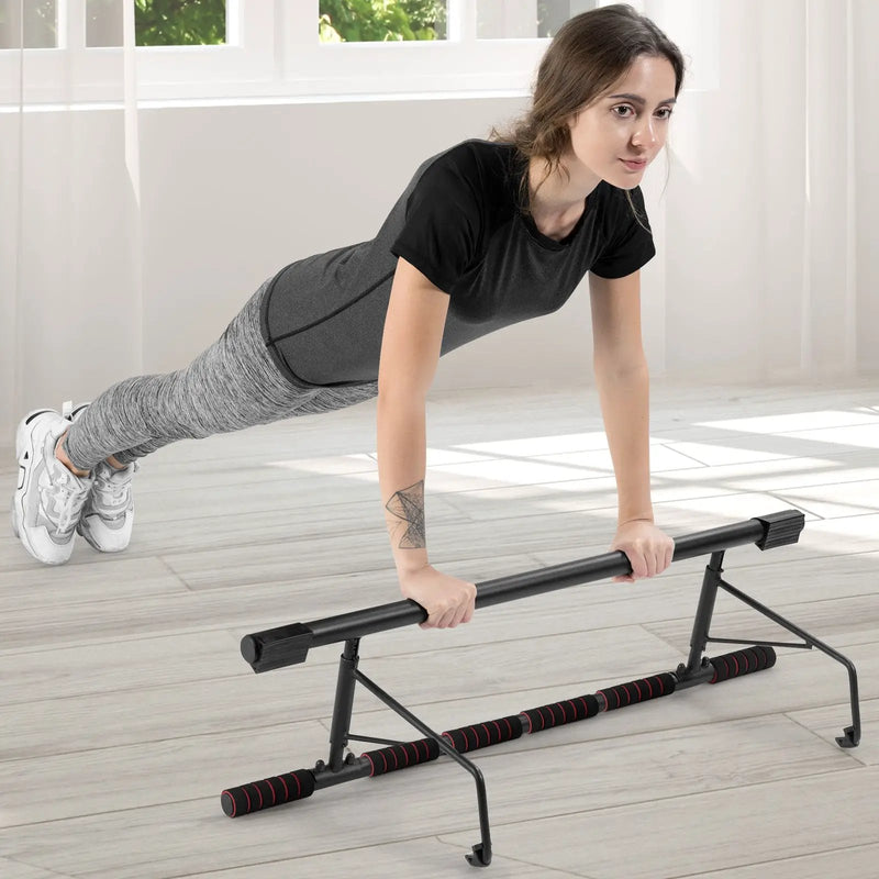Foldable Pull Up Bar Doorway Chin Up Bar with Foam Grip for Home Gym by DirectDeals