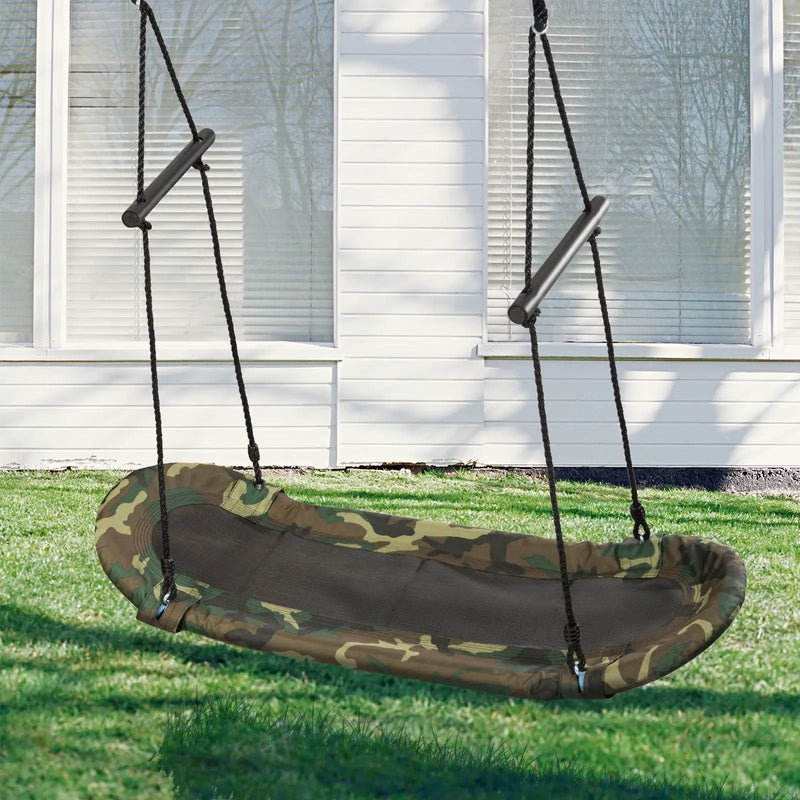 Saucer Tree Swing Surf Kids Outdoor Adjustable by DirectDeals