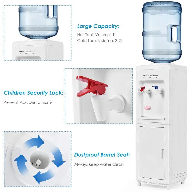 5-Gallon Hot & Cold Water Dispenser with Child Safety Lock by DirectDeals