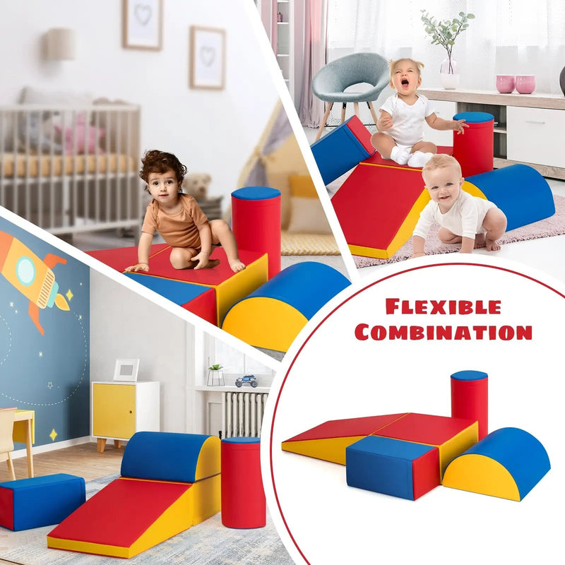 Crawl Climb Foam Shapes Playset Softzone Toy by DirectDeals