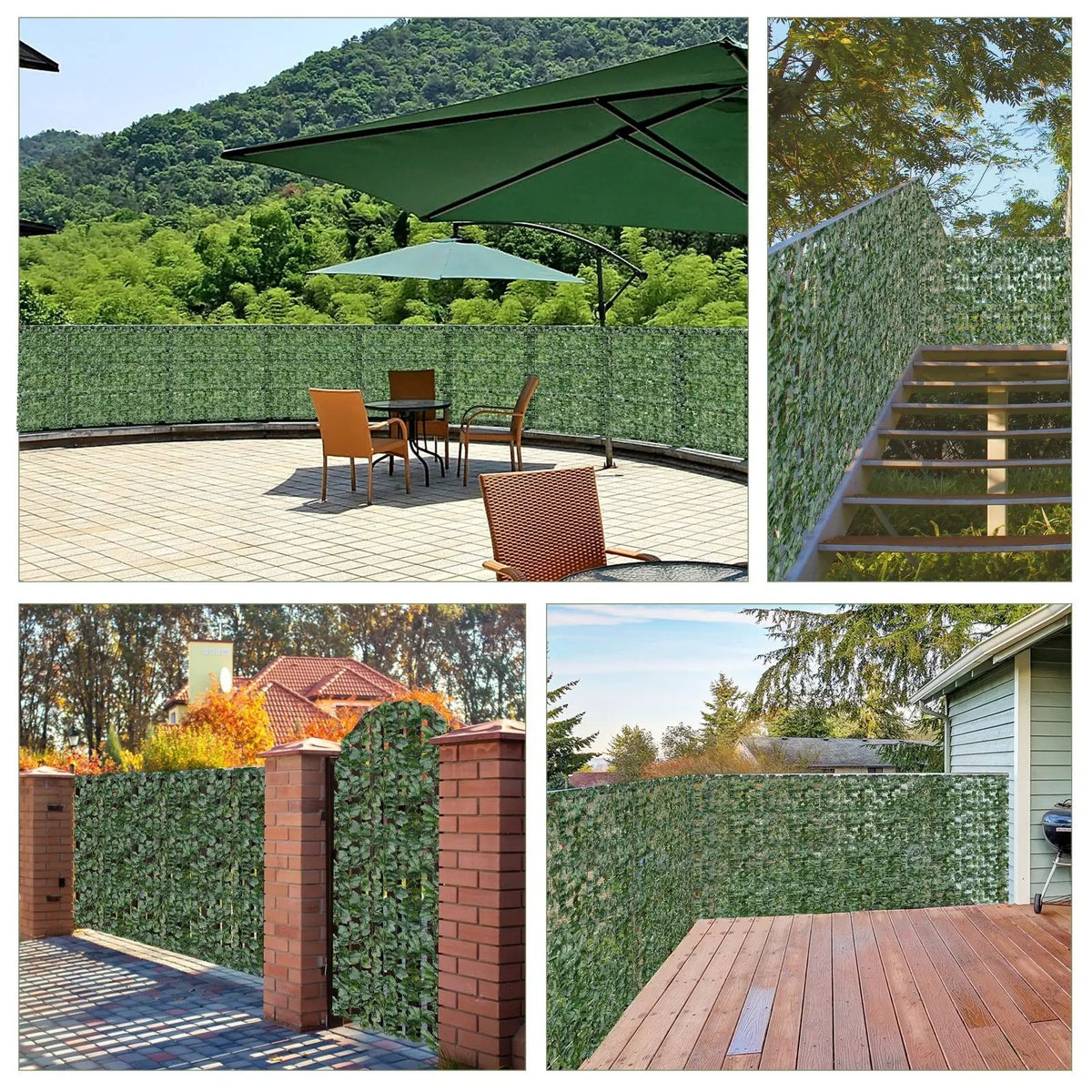 Faux Ivy Leaf Decorative Privacy Fence by DirectDeals