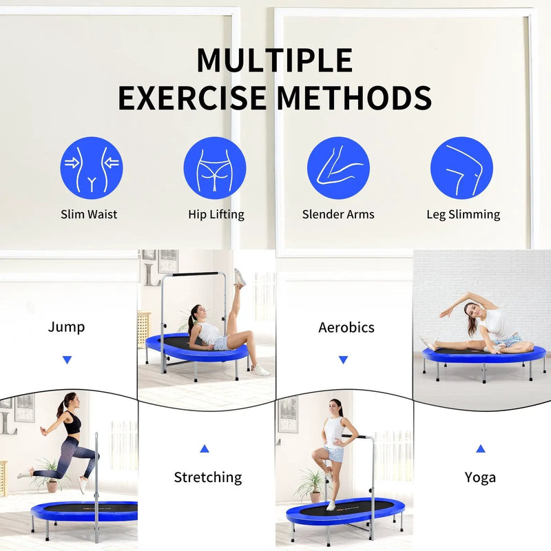 2-Person Foldable Mini Kids Fitness Rebounder Trampoline by DirectDeals