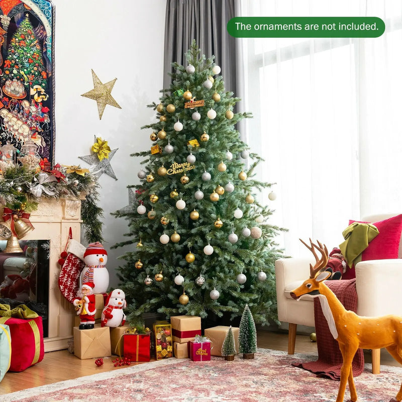 7 Feet Artificial Christmas Tree with 1260 Mixed PE and PVC Tips by DirectDeals