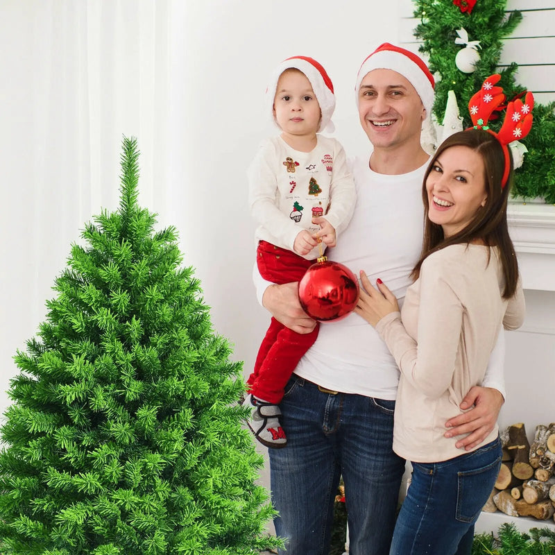 Snow Flocked Artificial Christmas Tree with Metal Stand by DirectDeals