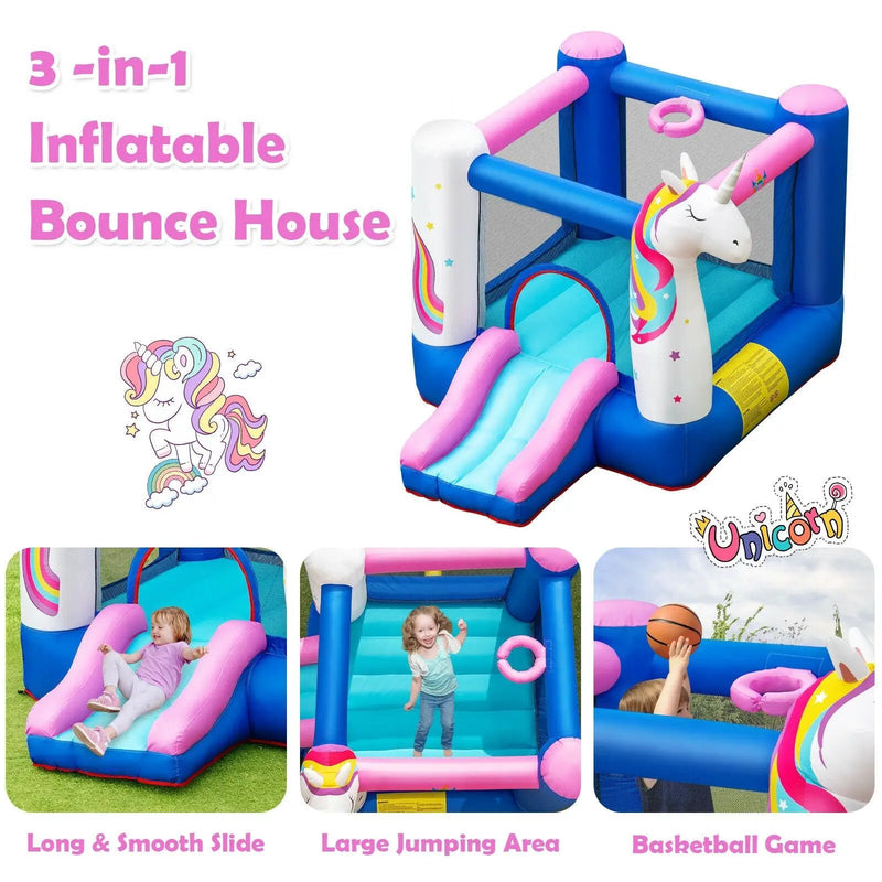 Kids Inflatable Bounce House with 380W Blower by DirectDeals