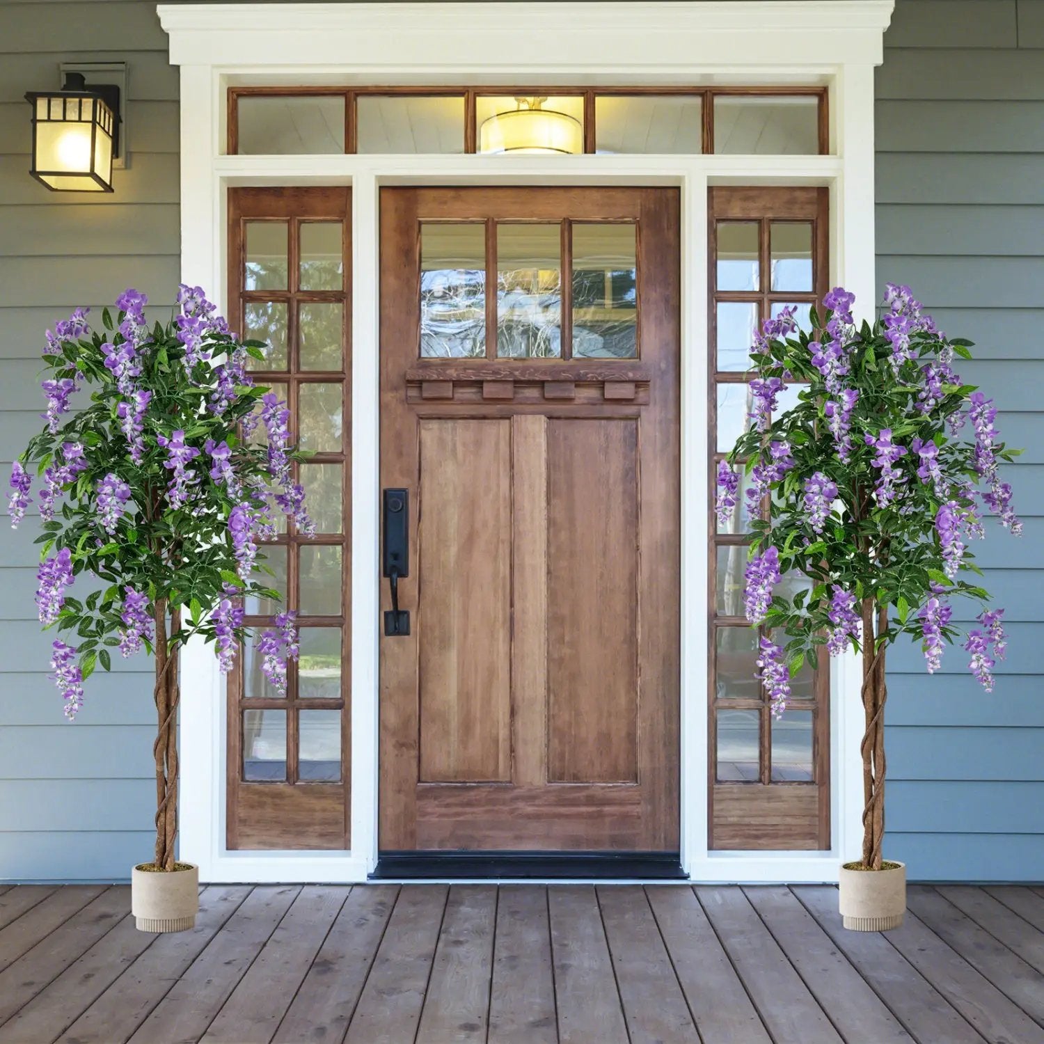 Artificial Wisteria Tree 5.5 FT with Nursery Pot Set of 2 by DirectDeals