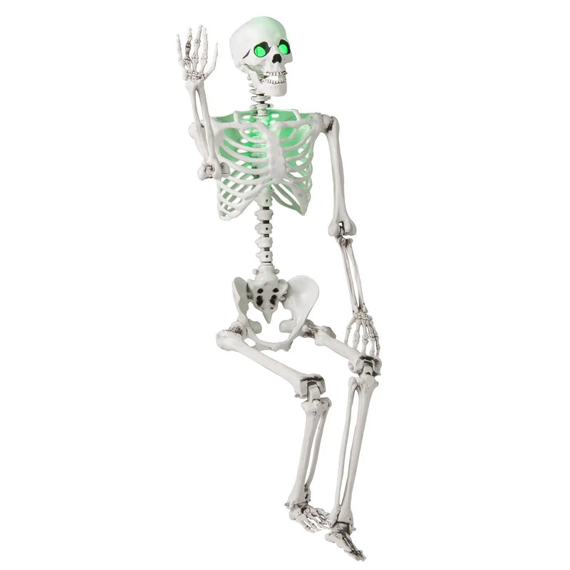 5.5 FT Halloween Skeleton Life-Size Posable for Indoor Outdoor Decoration by DirectDeals
