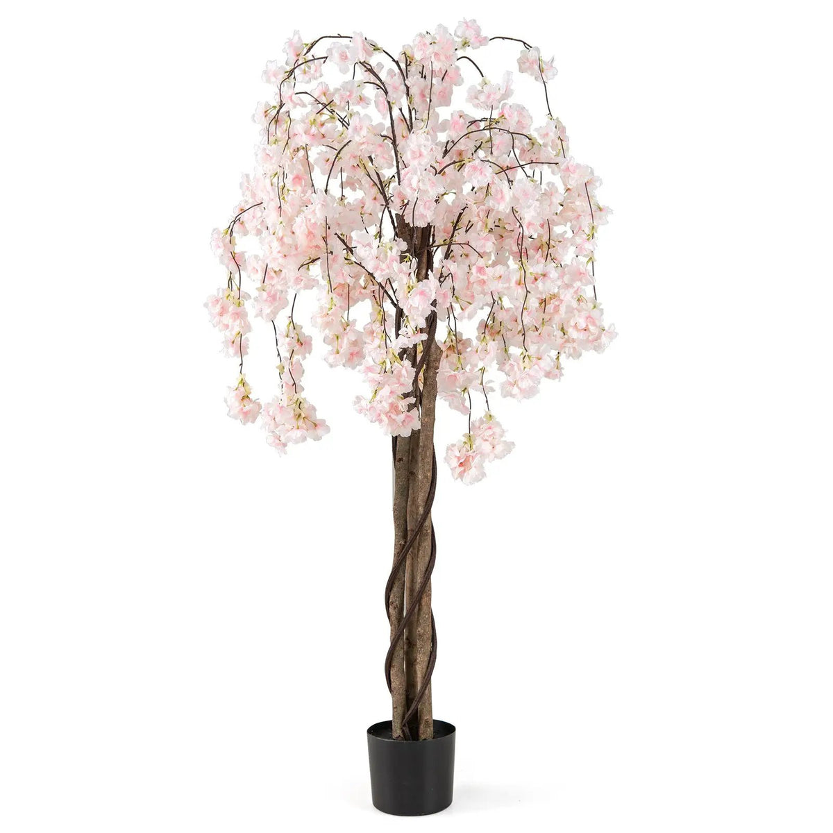 5.5 FT Tall Artificial Cherry Blossom Tree with Pink/White Flowers 1 Pack by DirectDeals