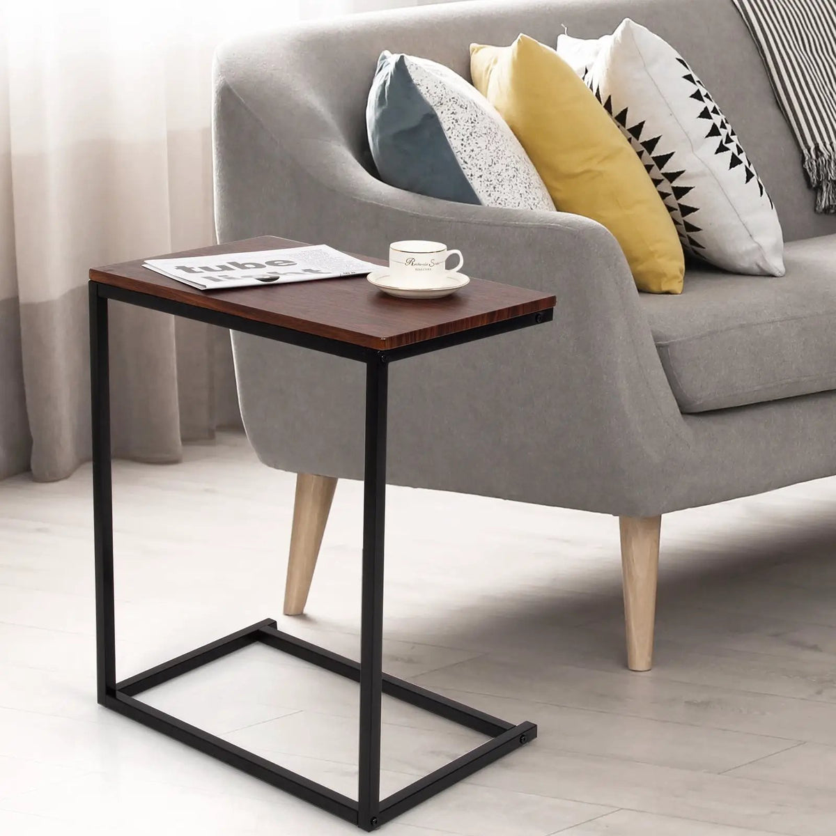 26 Inch Beside Sofa Laptop Holder End Stand Desk by DirectDeals