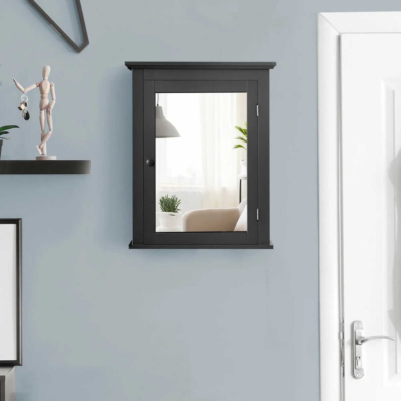 Bathroom Wall Mounted Storage Mirror Medicine Cabinet by DirectDeals