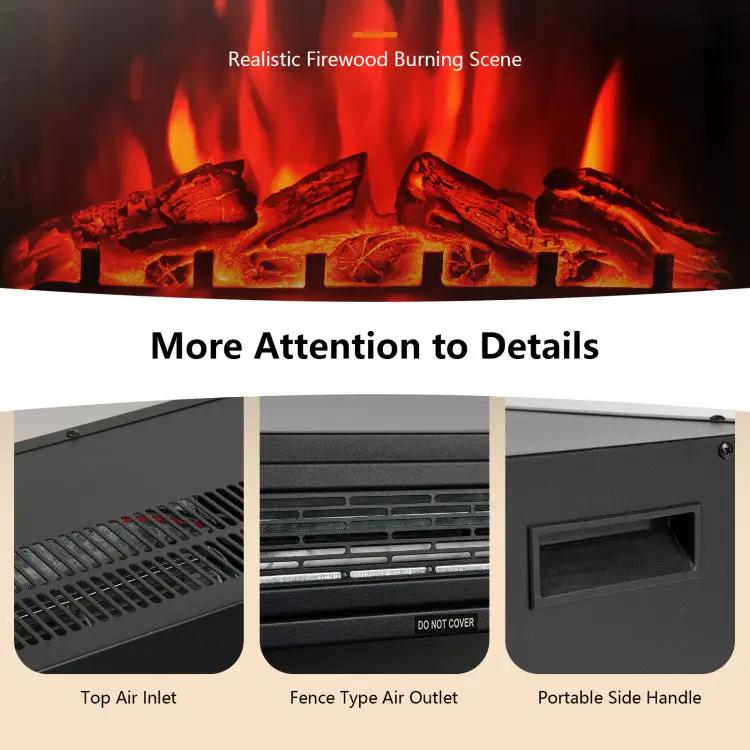 28" Electric Fireplace with Remote by DirectDeals
