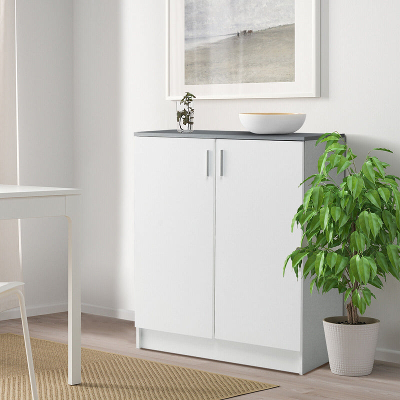 Storage Sideboard Cabinet with Doors and Shelves by DirectDeals
