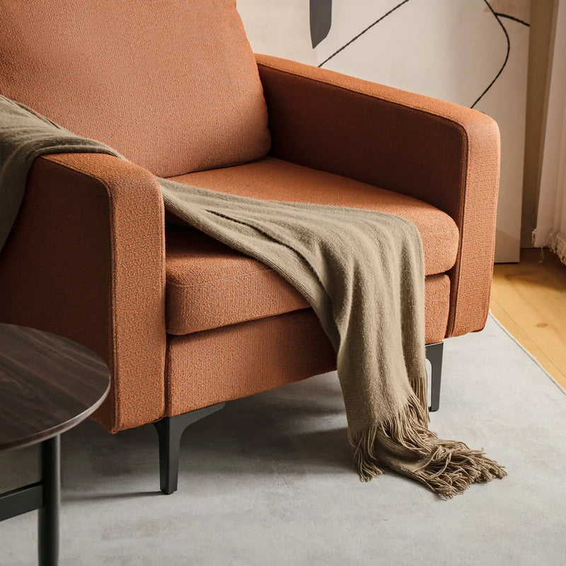 Modern Accent Armchair with Side Storage Pocket by DirectDeals