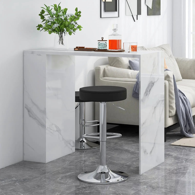 1 PC Round Bar Stool Adjustable Swivel Pub Chair by DirectDeals