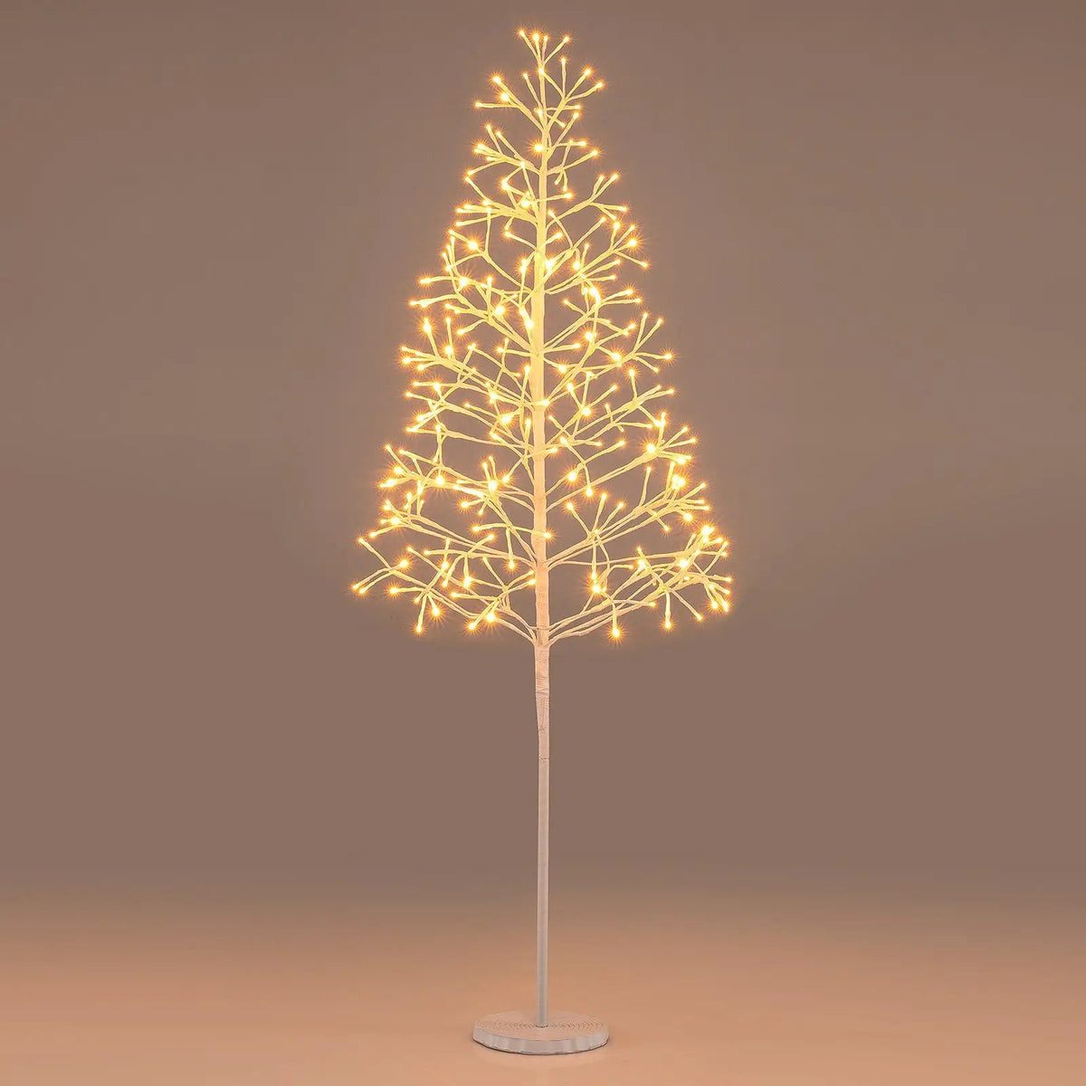 5/6/7 FT Lighted Birch Tree Pre-lit Twig Tree with 240/320/456 Warm White Light LED Lights by DirectDeals