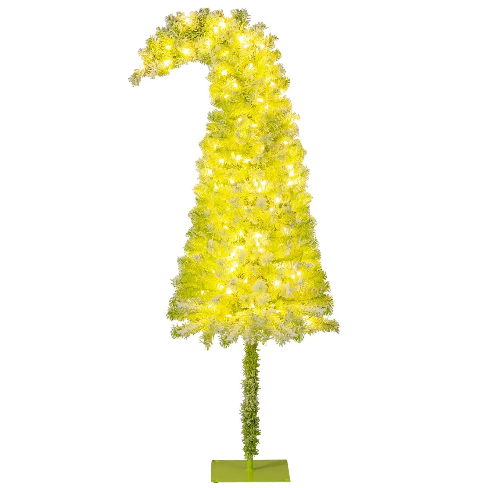 5/6/7 FT Whimsical Christmas Tree with Bendable Top and 216/290/366 Branch by DirectDeals