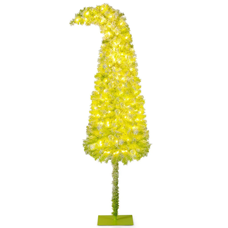 5/6/7 FT Whimsical Christmas Tree with Bendable Top and 216/290/366 Branch by DirectDeals