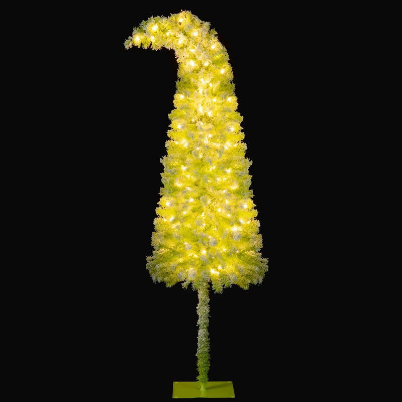 5/6/7 FT Whimsical Christmas Tree with Bendable Top and 216/290/366 Branch by DirectDeals