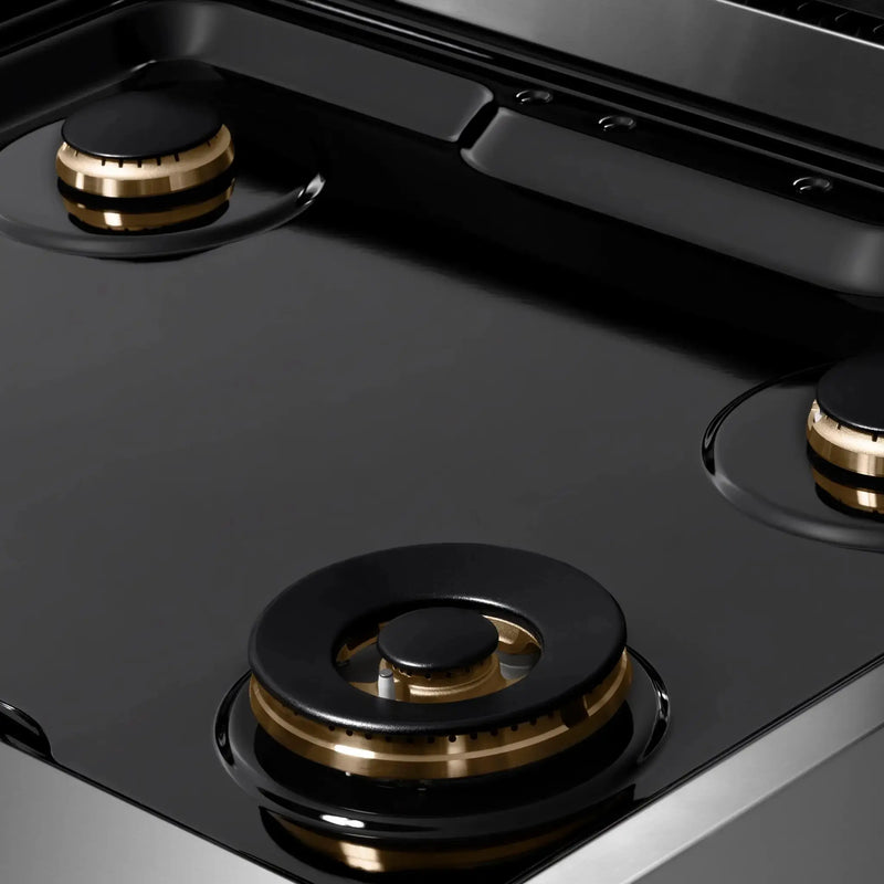 ZLINE 30" Paramount Gas Rangetop Stainless Steel Brass Burners SRT-BR-30 by Farmhouse Kitchen and Bath