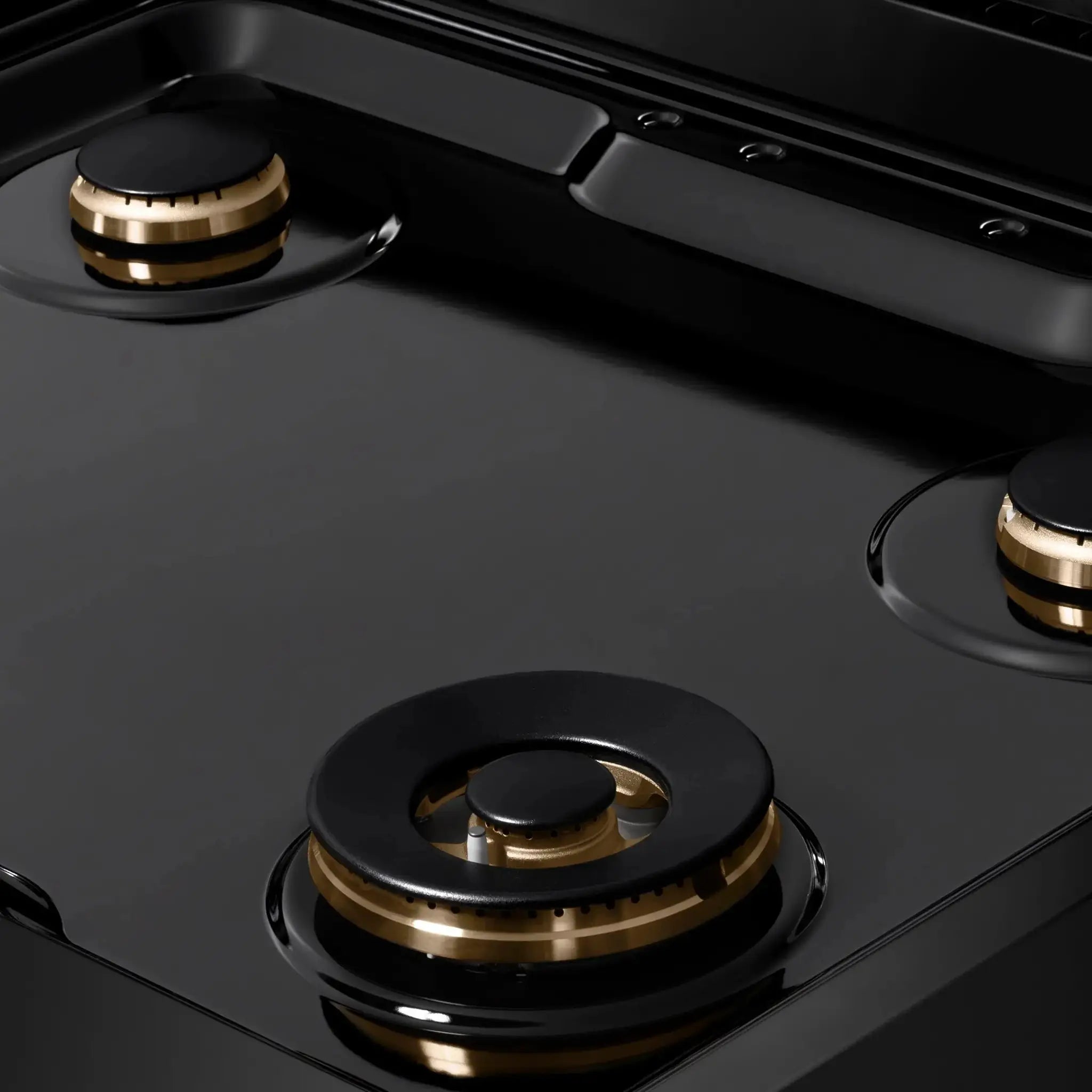 ZLINE 30" Paramount Gas Rangetop Black Stainless Steel Champagne Bronze SRTBZ-30-CB by Farmhouse Kitchen and Bath