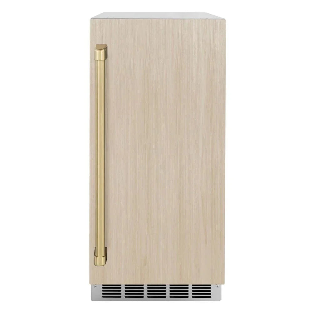 ZLINE 15" Touchstone Gourmet Ice Maker Drain Pump Panel Ready Door Champagne Bronze IGMDPZ-15-CB by Farmhouse Kitchen and Bath