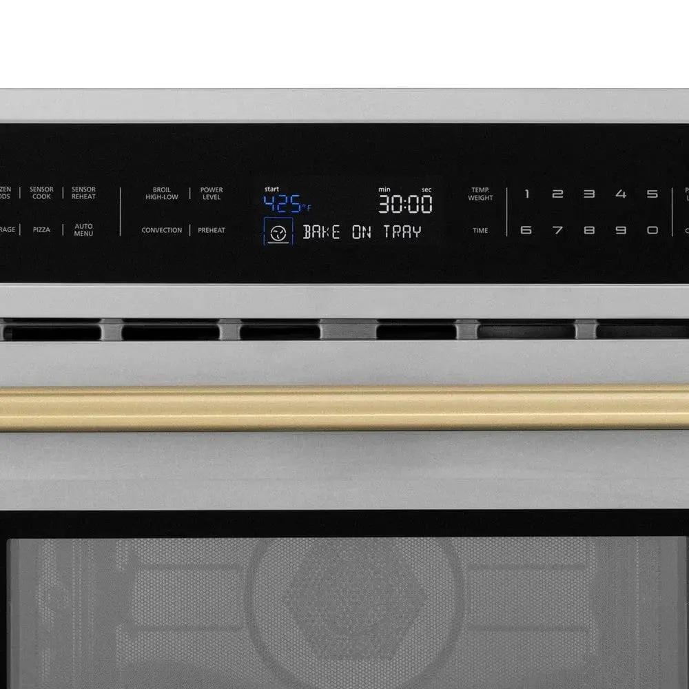 ZLINE 30” Convection Microwave, Stainless Steel, Bronze MWOZ-30-CB by Farmhouse Kitchen and Bath