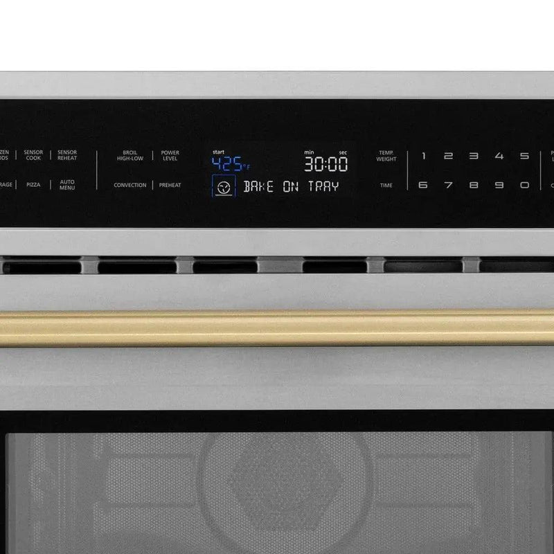 ZLINE 30” Convection Microwave, Stainless Steel, Bronze MWOZ-30-CB by Farmhouse Kitchen and Bath