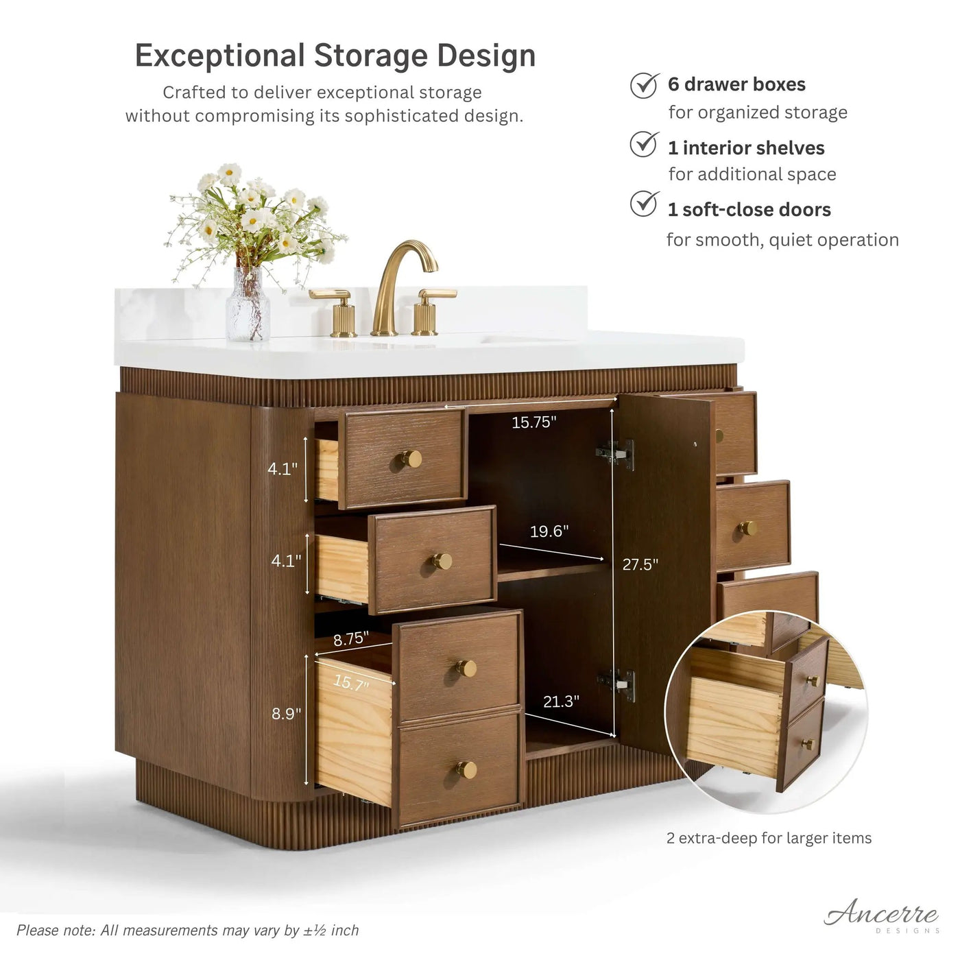 Aston 42" Bath Vanity Set by Ancerre Designs