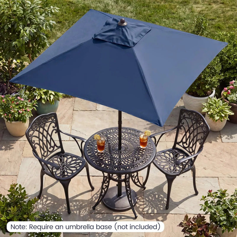 5 Foot Square Patio Market Umbrella with 4 Ribs by DirectDeals