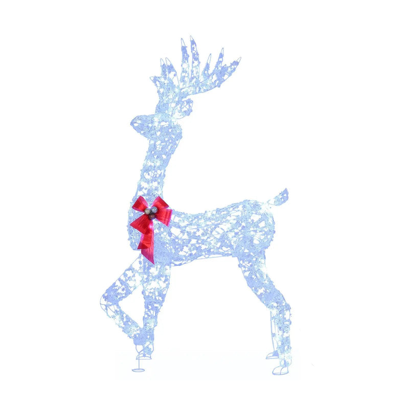 5 Feet Pre-Lit Christmas Reindeer with 100 LED Lights by DirectDeals