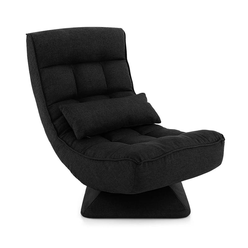 5-Level Adjustable 360° Swivel Floor Chair with Massage Pillow by DirectDeals