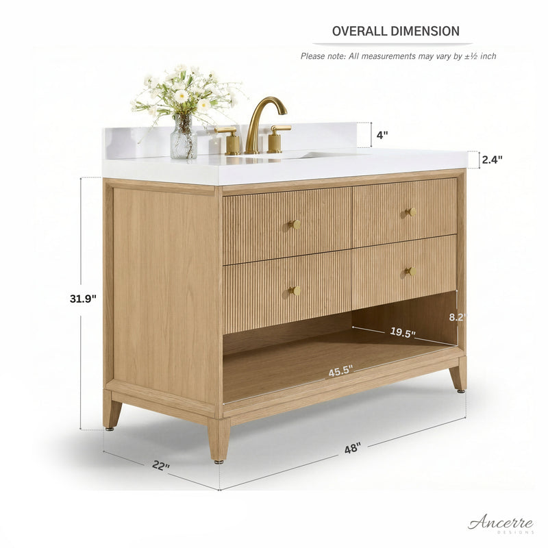 Momo 48" Bath Vanity Set by Ancerre Designs