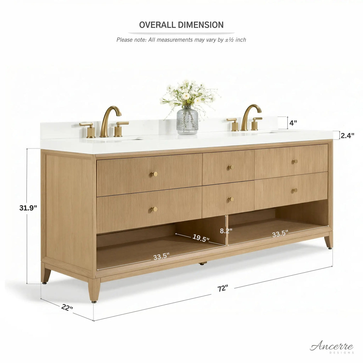 Momo 72" Bath Vanity Set by Ancerre Designs