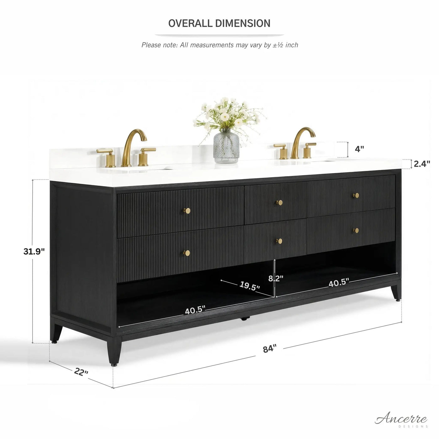 Momo 84" Bath Vanity Set by Ancerre Designs
