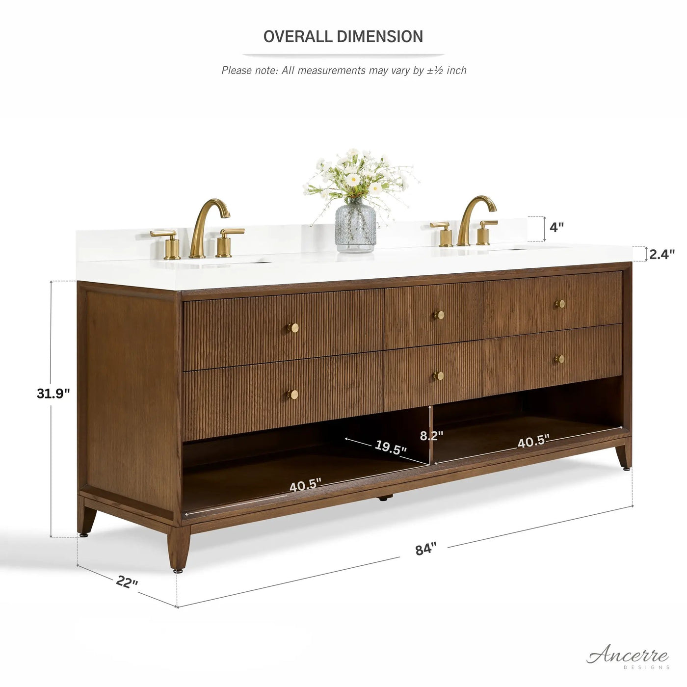 Momo 84" Bath Vanity Set by Ancerre Designs