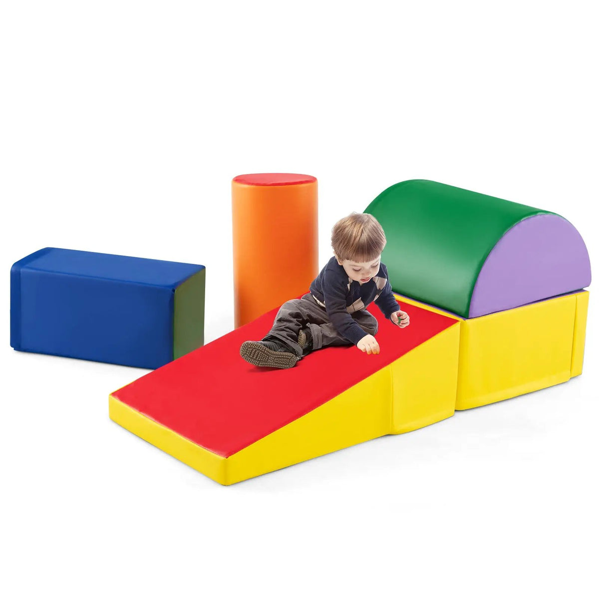 5-Piece Kids Climb and Crawl Activity Playset by DirectDeals
