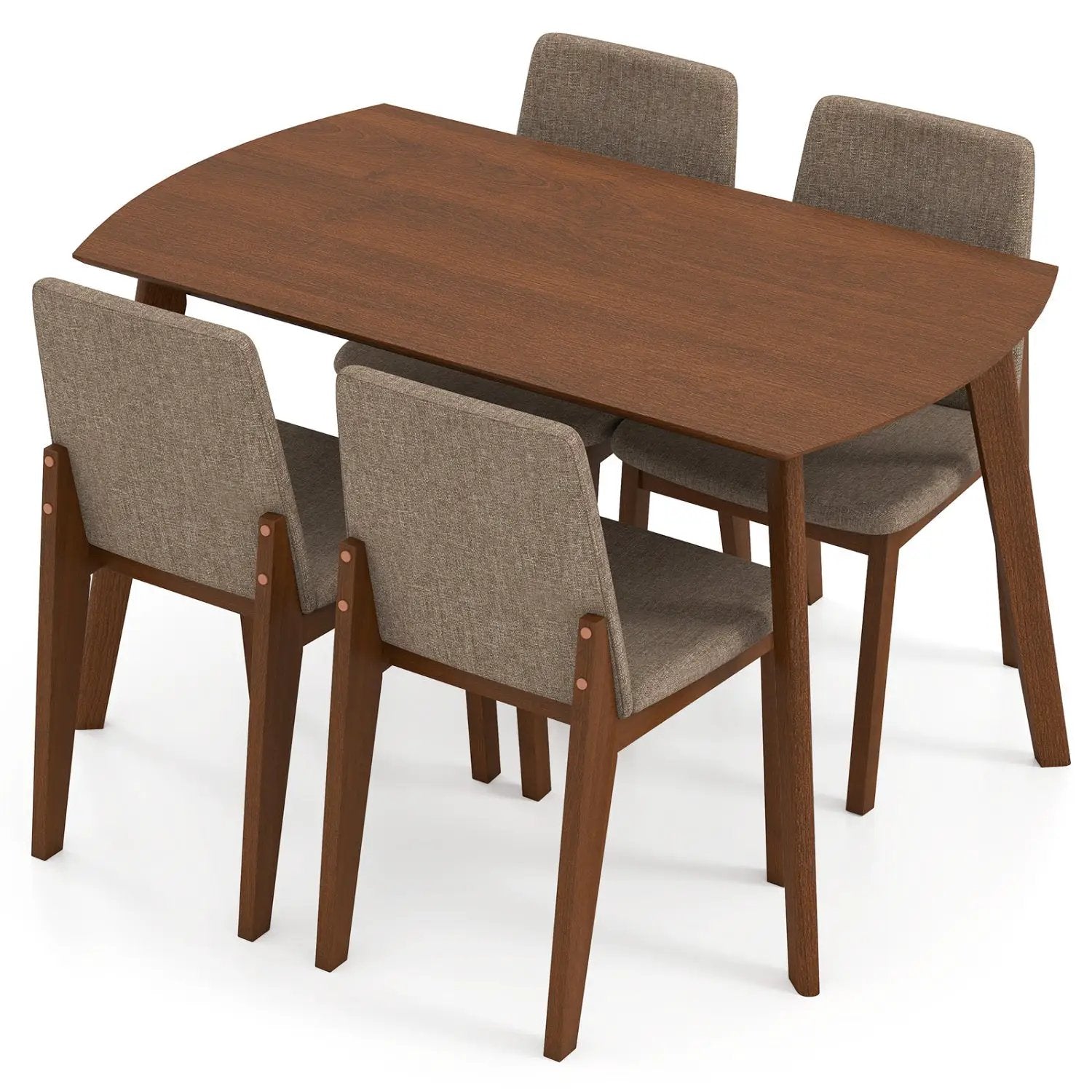 5-Piece Kitchen Table and Upholstered Chairs by DirectDeals
