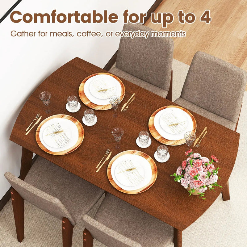 5-Piece Kitchen Table and Upholstered Chairs by DirectDeals