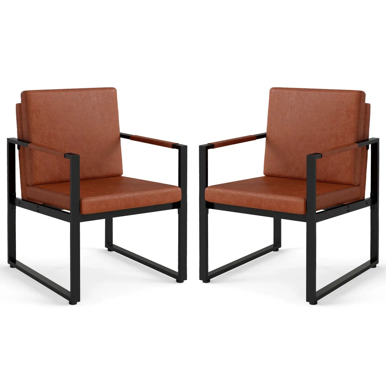 5 Pieces Living Room Set with 2 Accent Chairs and 2 Coffee Tables by DirectDeals