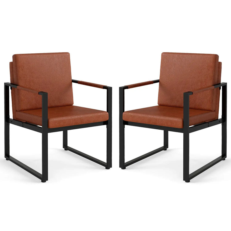 5 Pieces Living Room Set with 2 Accent Chairs and 2 Coffee Tables by DirectDeals