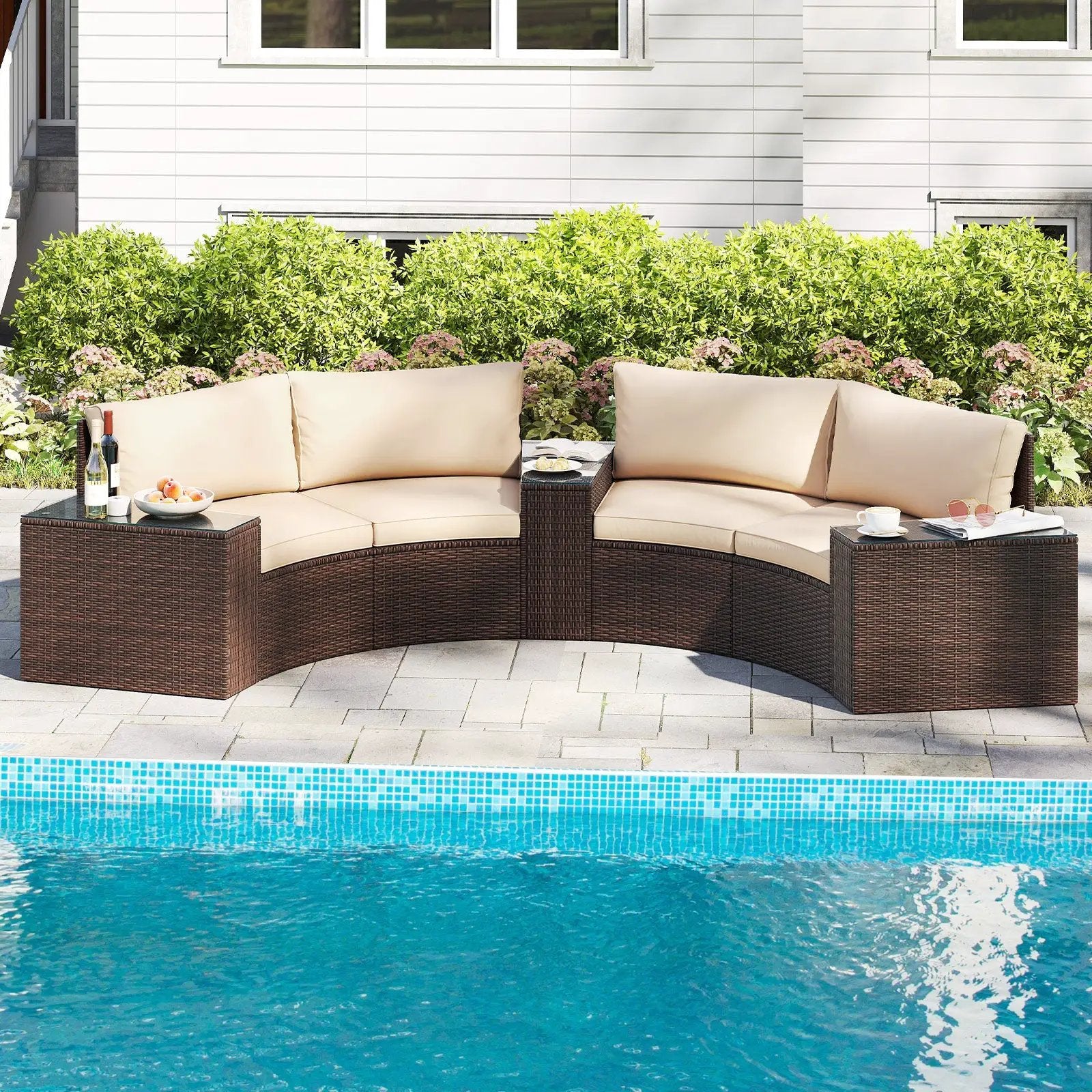 5 Pieces Patio Furniture Set by DirectDeals