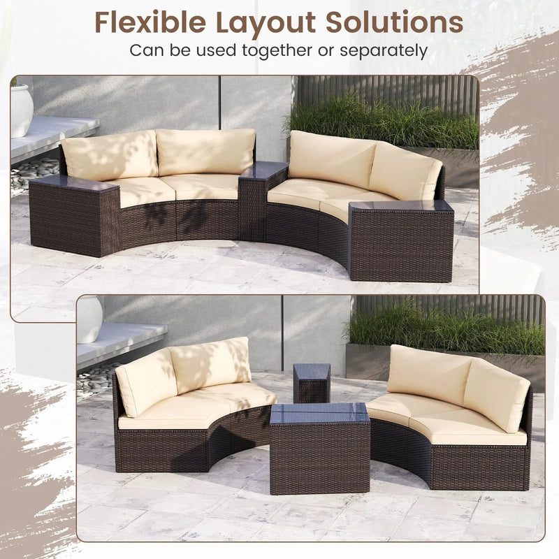 5 Pieces Patio Furniture Set by DirectDeals