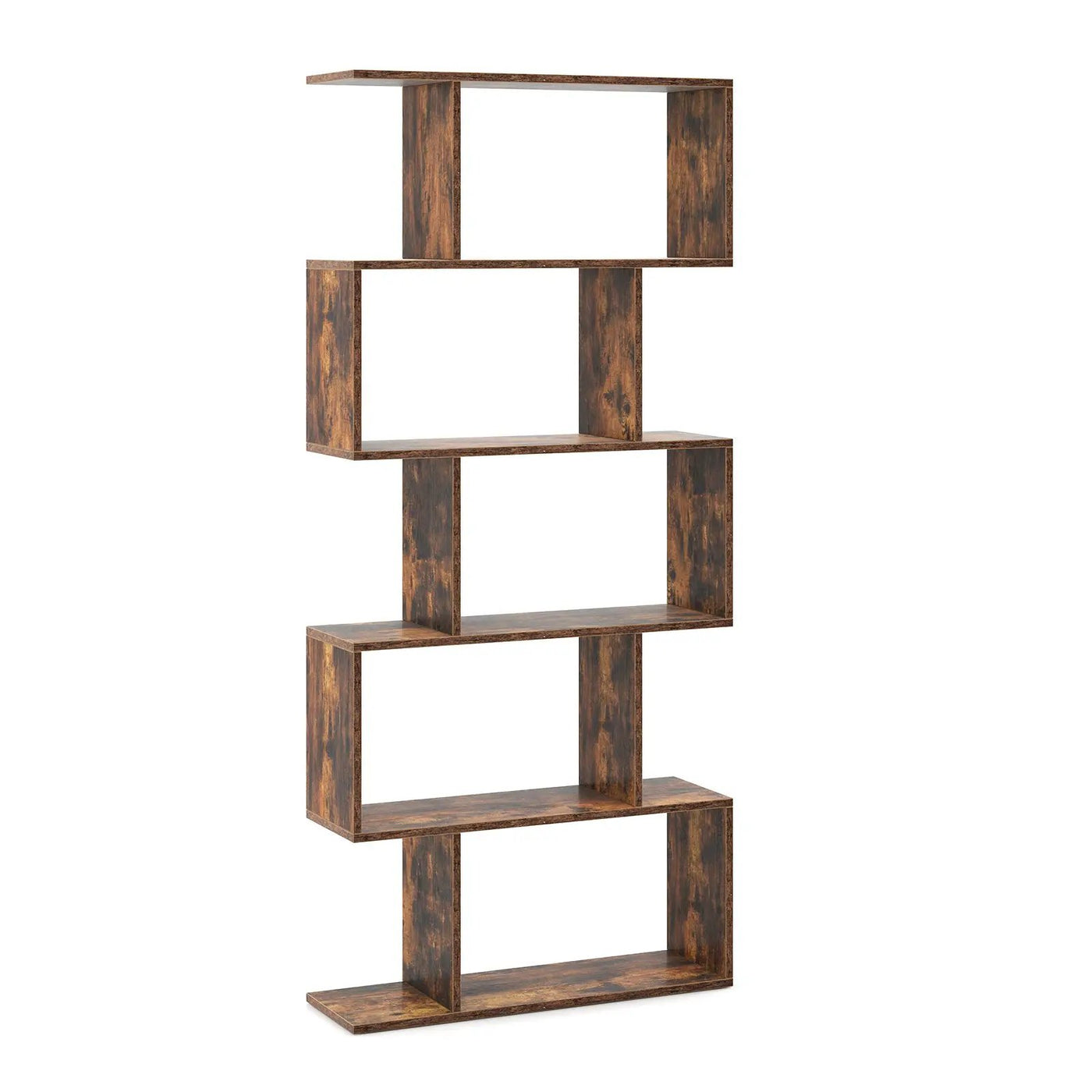 5-Tier Bookshelf with Anti-Toppling Device for Living Room Home Office by DirectDeals
