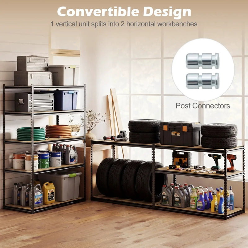 5-Tier Heavy Duty Garage Shelving Unit - 2200 LBS Capacity by DirectDeals