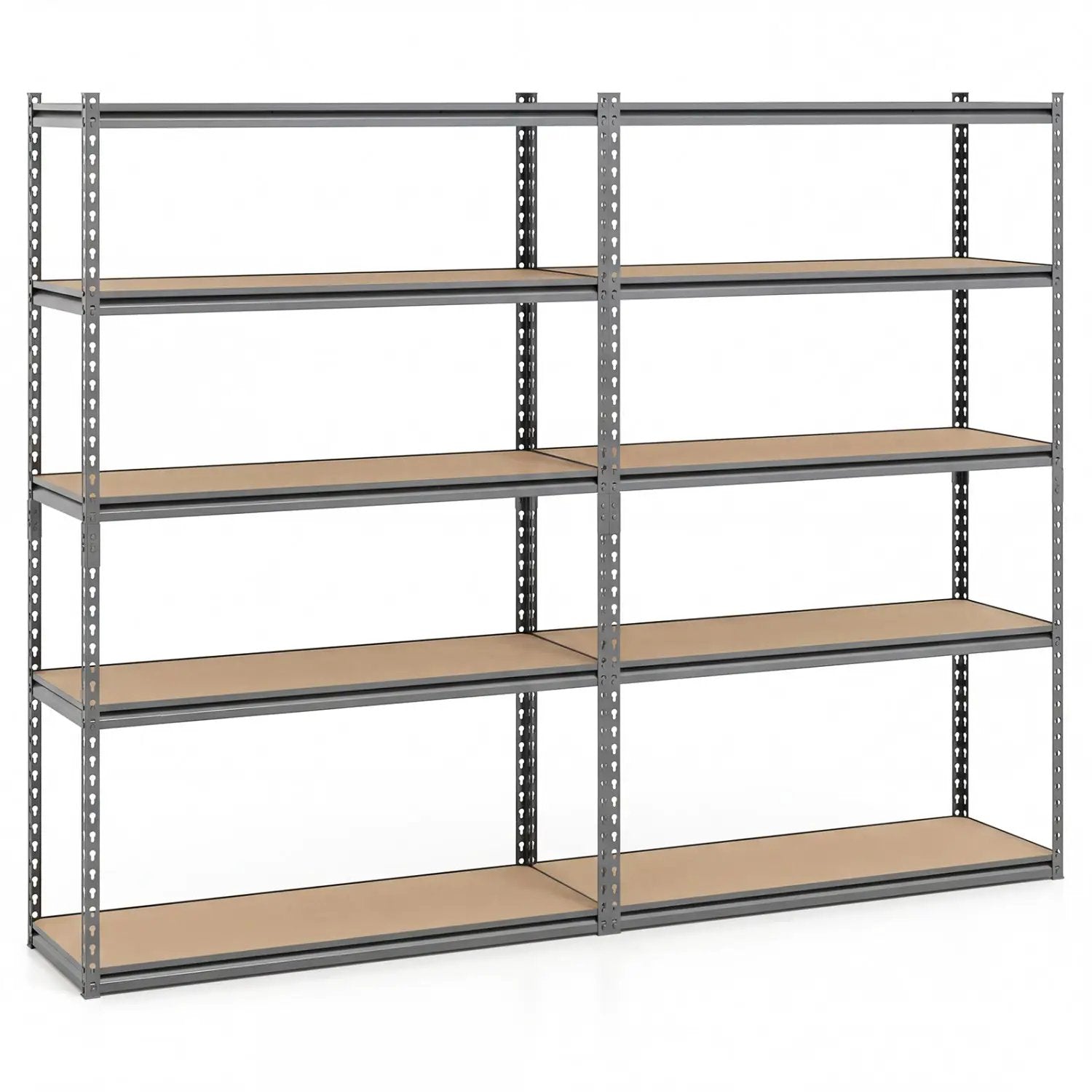 5-Tier Garage Shelving Unit 2200 LBS Metal Storage Shelves Adjustable Utility Rack for Warehouse by DirectDeals