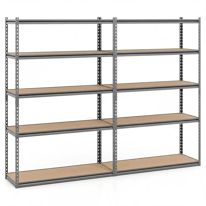 5-Tier Garage Shelving Unit 2200 LBS Metal Storage Shelves Adjustable Utility Rack for Warehouse by DirectDeals