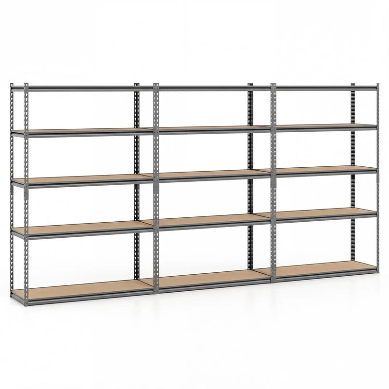 5-Tier Garage Shelving Unit 2200 LBS Metal Storage Shelves Adjustable Utility Rack for Warehouse by DirectDeals