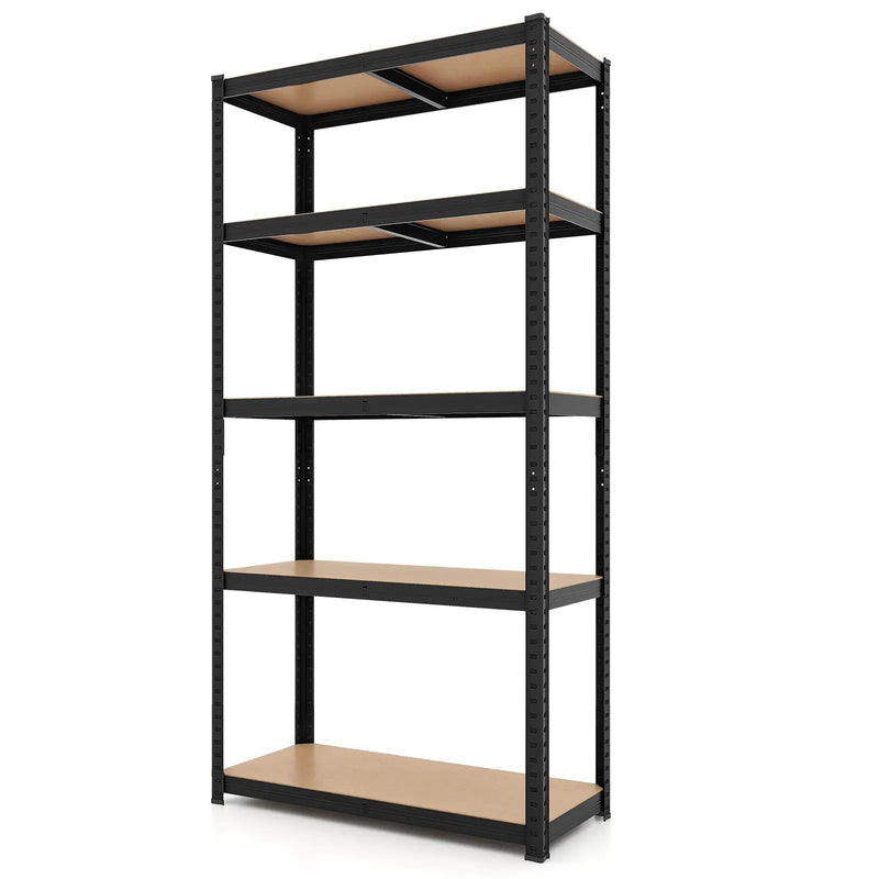 5-Tier Heavy Duty Metal Shelving Unit with 2000 LBS Total Load Capacity by DirectDeals