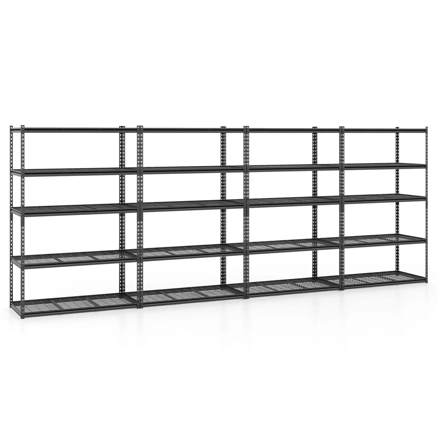 5-Tier Metal Shelving Unit 2000 lbs Capacity with Adjustable Wire Racks Set of by DirectDeals