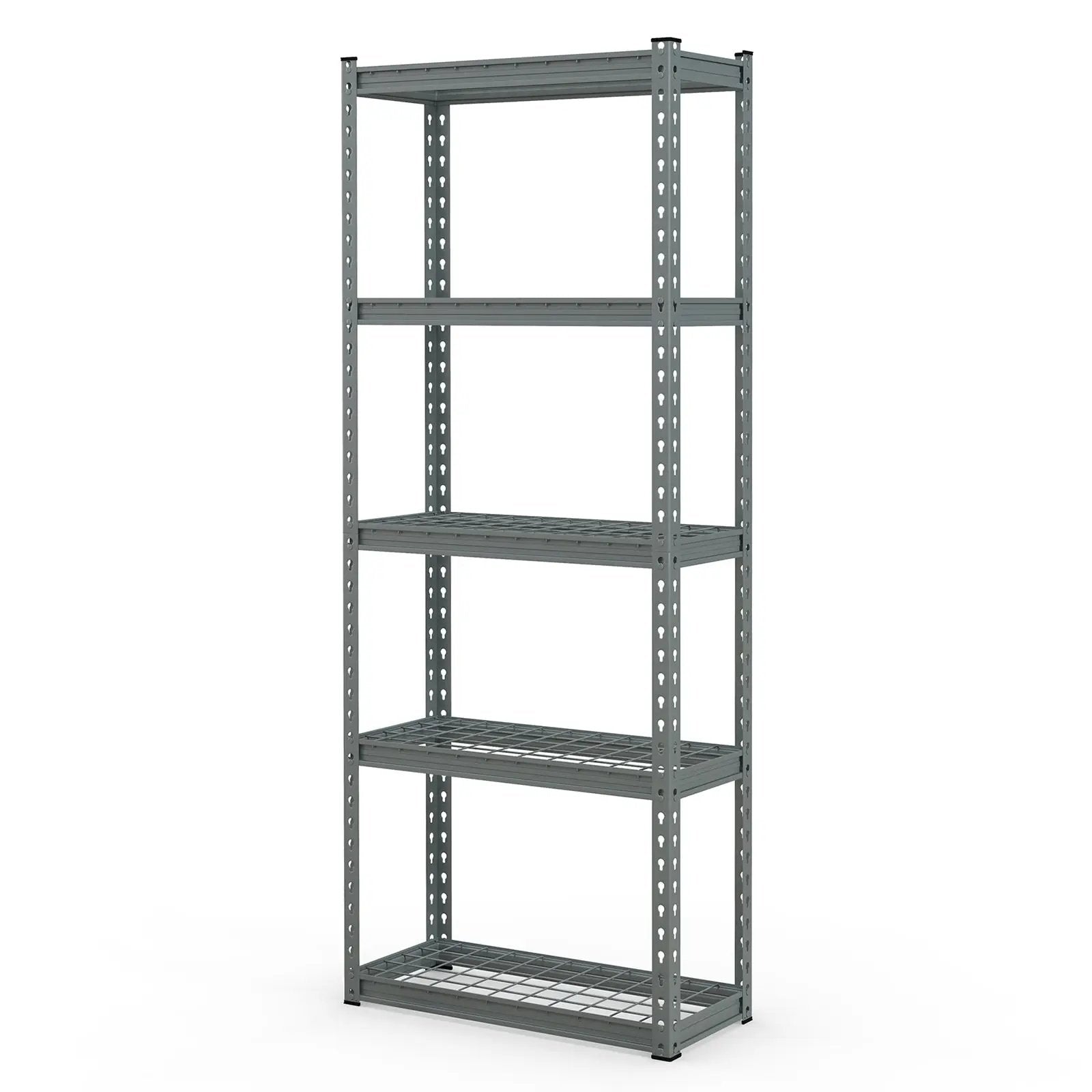 5-Tier Heavy Duty Wire Storage Racks with Anti-slip Foot Pad by DirectDeals